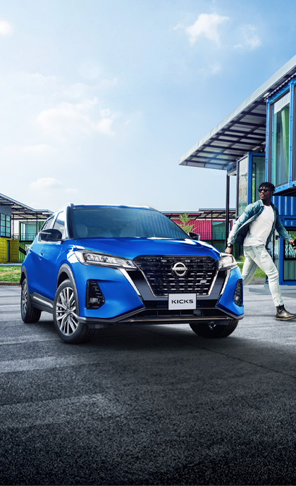nissan kicks blue homepage slider mobile
